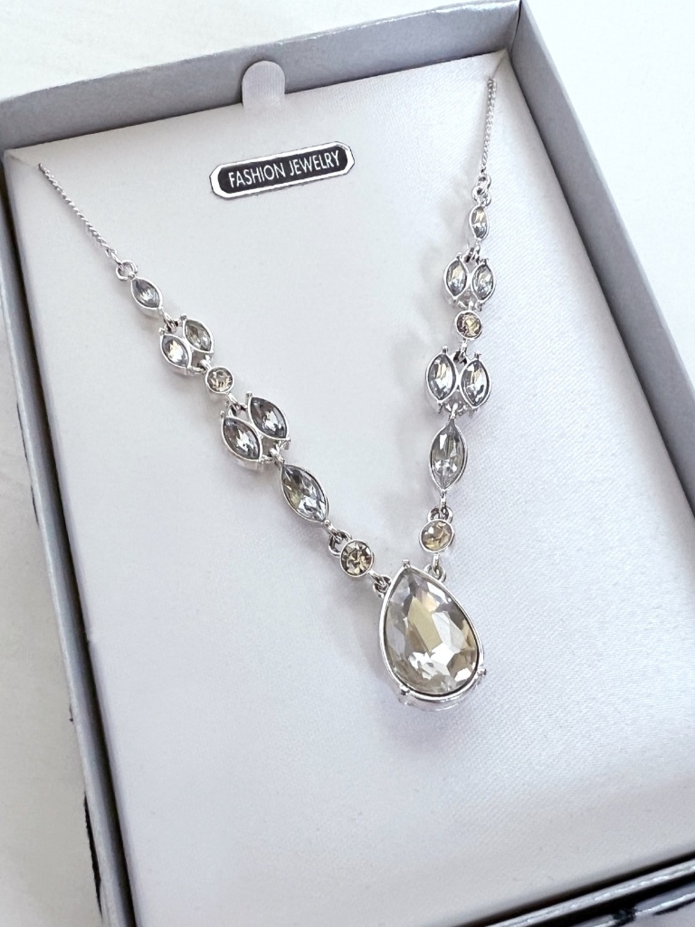 Avon Sparkle Teardrop Necklace